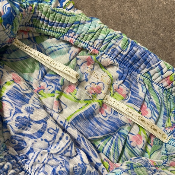 Lilly Pulitzer Wiley Ruffle strapless Top size Small - Picture 7 of 9